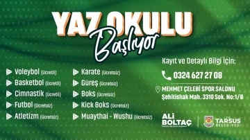 Tarsus’ta ’Yaz Okulu’ kursları başladı
