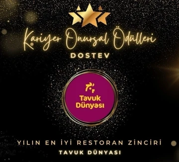 Tavuk Dünyası’na ‘Yılın En İyi Restoran Zinciri’ ödülü
