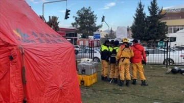 Tayvan'dan 155 kişilik arama kurtarma ekibi Adıyaman'da görev yapıyor