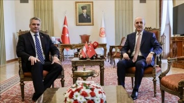 TBMM Başkanı Kurtulmuş, Avusturya Şansölyesi Nehammer ile görüştü