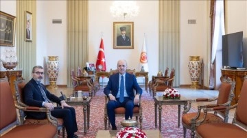 TBMM Başkanı Kurtulmuş, TİHEK Başkanı Kılıç'ı kabul etti