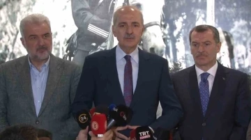 TBMM Başkanı Numan Kurtulmuş:” Biz Ortadoğu’da barıştan yanayız”
