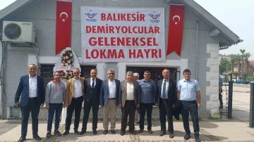 TCDD çalışanlarından geleneksel lokma hayrı
