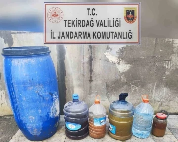 Tekirdağ’da 120 litre sahte alkol ele geçirildi
