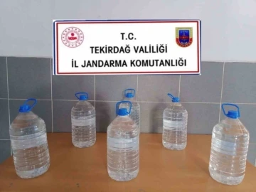 Tekirdağ’da 158 litre kaçak içki ele geçirildi
