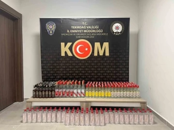 Tekirdağ’da 250 litre sahte içki, 62 litre etil alkol ele geçirildi.
