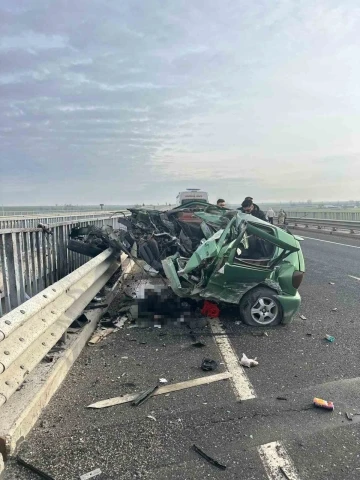 Tekirdağ’da feci kaza: 1 ölü
