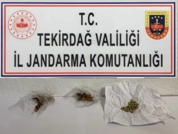 Tekirdağ’da jandarma 10 kişiyi uyuşturucudan yakaladı
