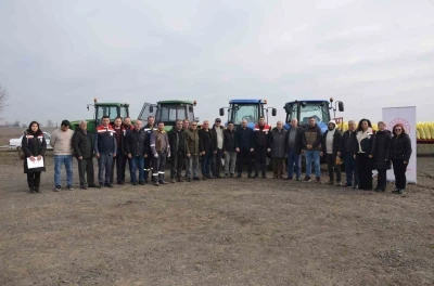 Tekirdağ’da köy merasına gübre atımı gerçekleştirildi
