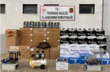 Tekirdağ’da yarım milyonluk tütün ve makaron operasyonu
