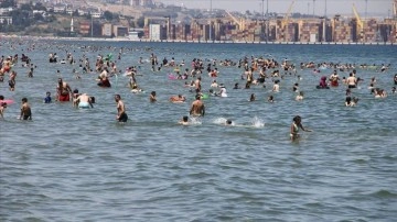 Tekirdağ sahillerinde bayramın son gününde yoğunluk yaşanıyor