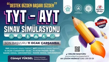 Tekirdağlı öğrenciler sınav heyecanı yaşayacak
