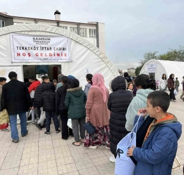 Tekkeköy’den iftar dayanışması
