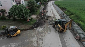 Tekkeköy’e 2,5 km uzunluğunda çift yönlü kaldırım
