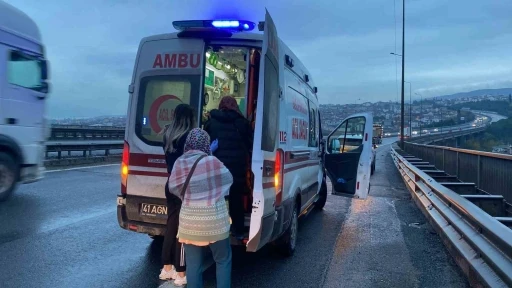 TEM’in Kocaeli geçişinde zincirleme kaza: 5 yaralı