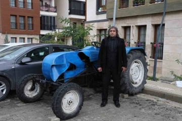 TOGG’dan esinlenen sanayi ustaları güneş enerjili traktör yaptı
