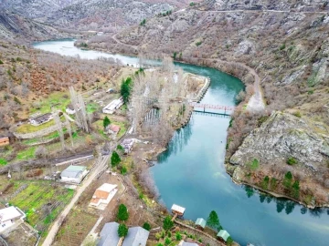 Tokat’ta ünlü ressam Bob Ross’un tablosunu andıran manzara
