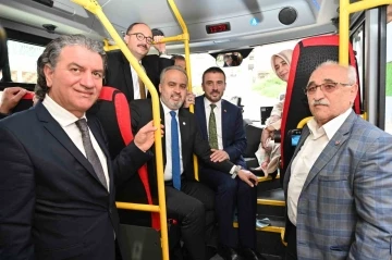 Bursa'da toplu ulaşımda dönüşüm başladı