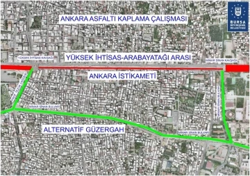 Trafiğe asfalt yenileme düzenlemesi