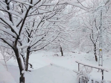 Tunceli’de 8 Nisan’da 20 santimlik kar sürprizi
