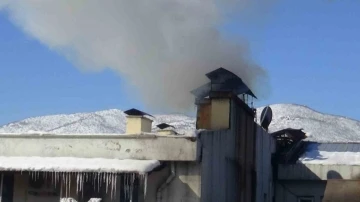 Tunceli’de baca yangını büyümeden söndürüldü
