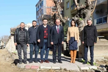 Turgutlu’nun Dutlu Yol’unda çalışma başladı
