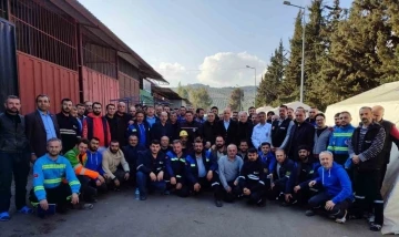 Türk-İş Genel Başkanı Ergün Atalay Hatay’da temaslarda bulundu