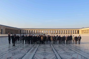 TVHB heyetinden Anıtkabir’e ziyaret
