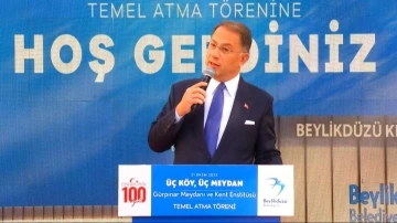 ‘Üç Köy Üç Meydan’ projesinin son ayağında temel atıldı
