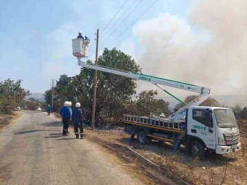 UEDAŞ’tan yangın bölgesi için seferberlik