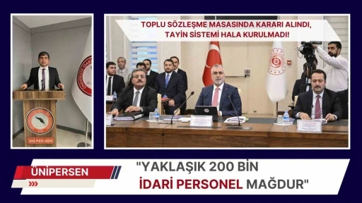 Üniversite idari personelinin tayin sorunu çözüm bekliyor
