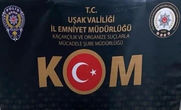 Uşak’ta çok sayıda kaçak silah ele geçirildi