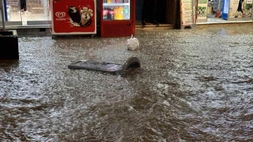 Uşak’ta yağmur ve dolu etkili oldu
