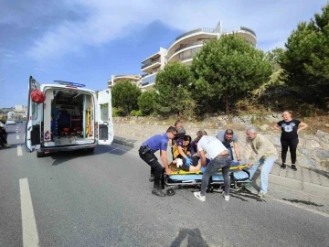 Üst geçidi kullanmayan kadına kamyonet çarptı: 1 yaralı
