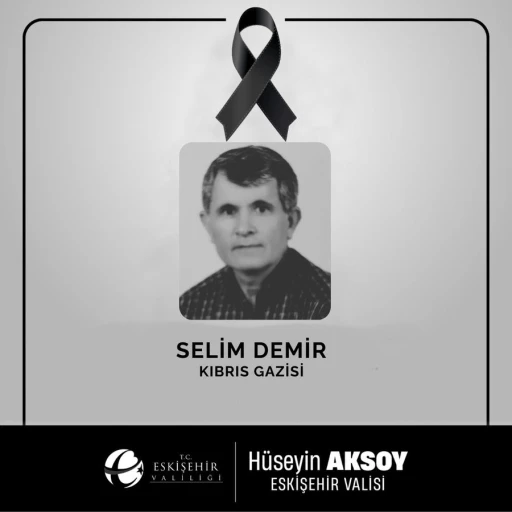 Vali Aksoy’dan Kıbrıs Gazisi için taziye mesajı
