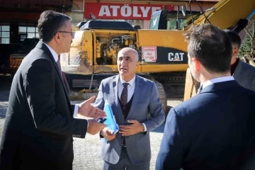 Vali Ali Çelik, kamu yatırımlarını denetledi
