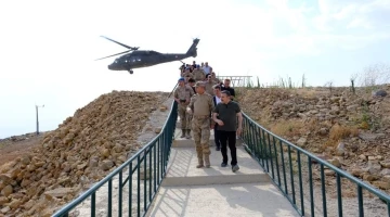 Vali Atay, Gabar dağında güvenlik kulesini inceledi
