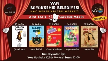 Van Büyükşehir Belediyesinden öğrencilere ara tatil hediyesi
