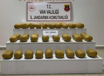 Van’da 51 kilo toz esrar ele geçirildi