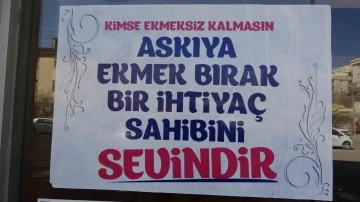 Van’da ‘askıda ekmek’ uygulaması
