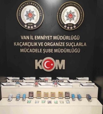 Van’da gümrük kaçağı malzemeler ele geçirildi
