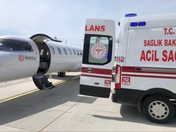 Van’da kalp hastası bebek için ambulans uçak havalandı
