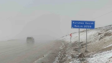 Van’da Kurubaş Geçidi’nde yoğun sis etkili oldu
