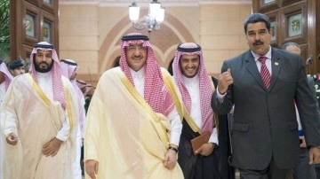 Venezuela Devlet Başkanı Maduro, Suudi Arabistan Veliaht Prensi Bin Selman ile görüştü