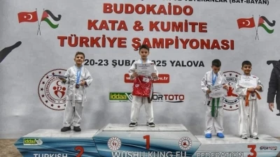 Wushu Kung Fu Türkiye Şampiyonası’nda Karabük rüzgarı esti
