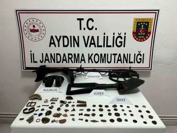 Yabancı uyruklu şüpheli kaçak kazı yaparken suçüstü yakalandı
