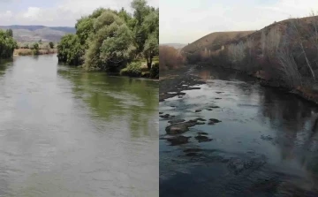 Yağışlar arttı, iki fotoğraf arasındaki fark değişti: Kızılırmak’ta su seviyesi yükseldi
