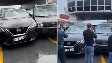 Yalova-Yenikapı Feribotu’nda korku dolu anlar