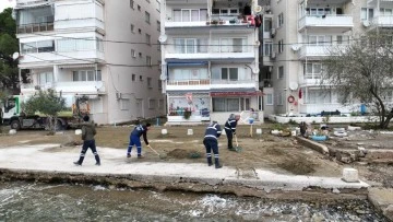 Yaşanan fırtınada Bursa sahillerinin son durumu! 