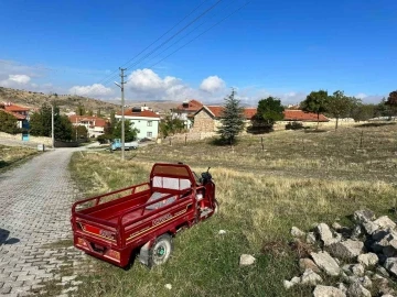 Yaşlı motosiklet sürücüsü kazada yaralandı
